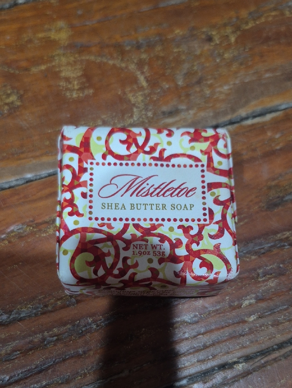 Shea Butter Soap - Holiday Scented Bar (Red & Green)